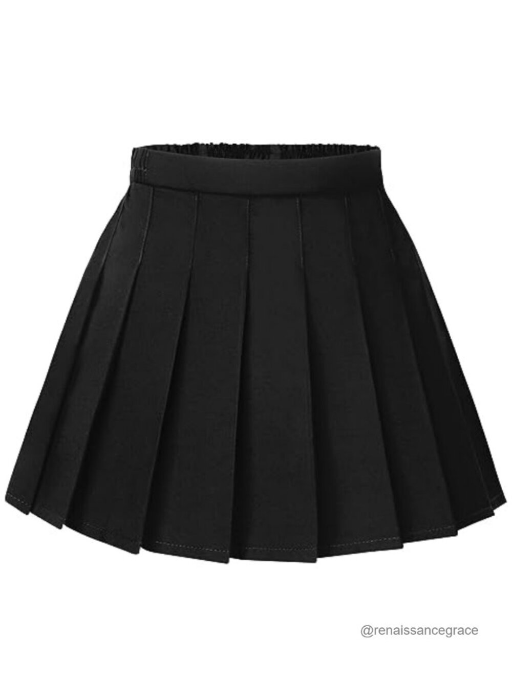 Girls Pleated Mini Skirt High Waist School Uniform Tennis Skirt